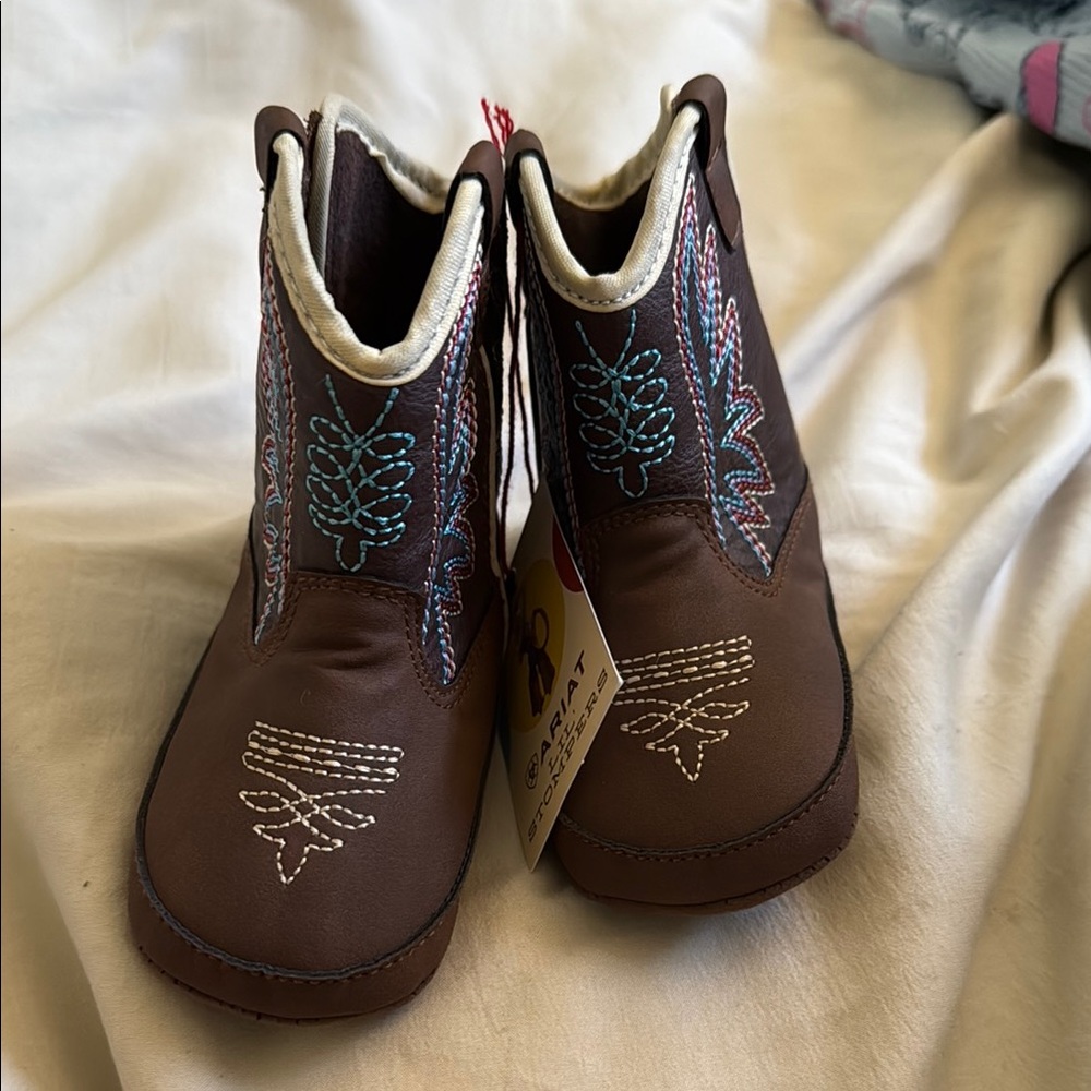 Ariat Brown INFANT  Boots Soft Sole